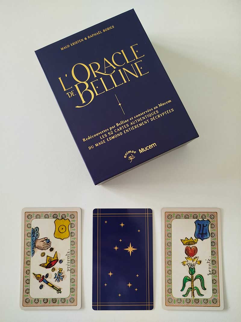 ORACLE DE BELLINE - MYRIAMASSAGE en Bretagne - Guidance de Myriam Pujol par l'Oracle de Belline. La cartomancie permet de transmettre des messages pour votre évolution personnelle. TIRAGE ORACLE BELLINE EN BRETAGNELe tirage de l’ORACLE DE BELLINE est un art divinatoire ancien qui s’inscrit dans une tradition symbolique riche, mêlant intuition, sensibilité et interprétation des archétypes.Il s’agit d’un véritable dialogue entre le consultant, le praticien et les forces symboliques représentées par le jeu.L’Oracle de Belline se compose de 52 cartes regroupées sous l’influence de différentes planètes, ce qui renforce leur portée ésotérique.L’interprétation repose à la fois sur la signification propre de chaque carte et sur les interactions entre elles. L’intuition joue ici un rôle fondamental : au-delà des significations traditionnelles, je ressens les messages qui émergent de la combinaison des symboles.Consulter l’Oracle de Belline, c’est accepter d’entrer dans un espace symbolique afin d’éclairer son chemin avec plus de conscience.